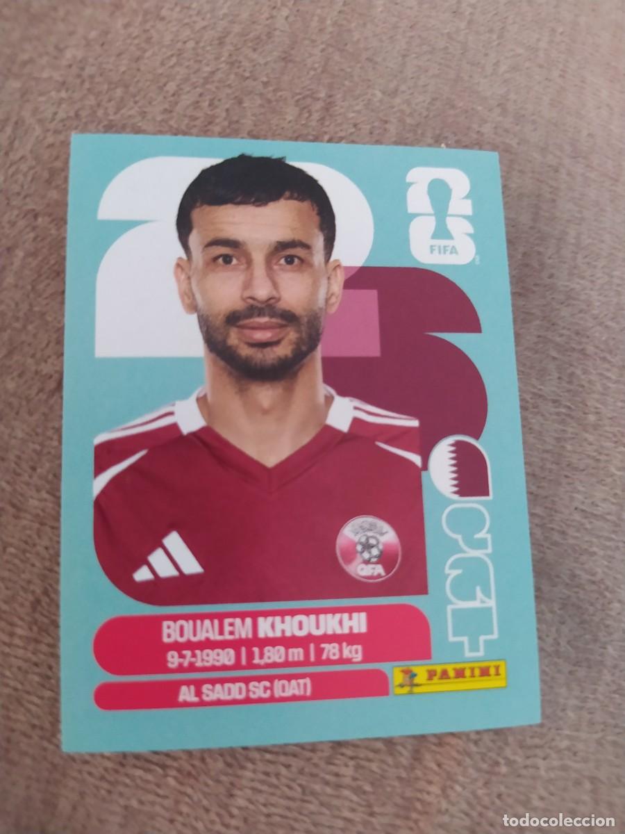 Cromos de f&uacute;tbol: QAT 06 Boualem KHOUKHI 6 Catar Qatar Mundial 2026 Panini