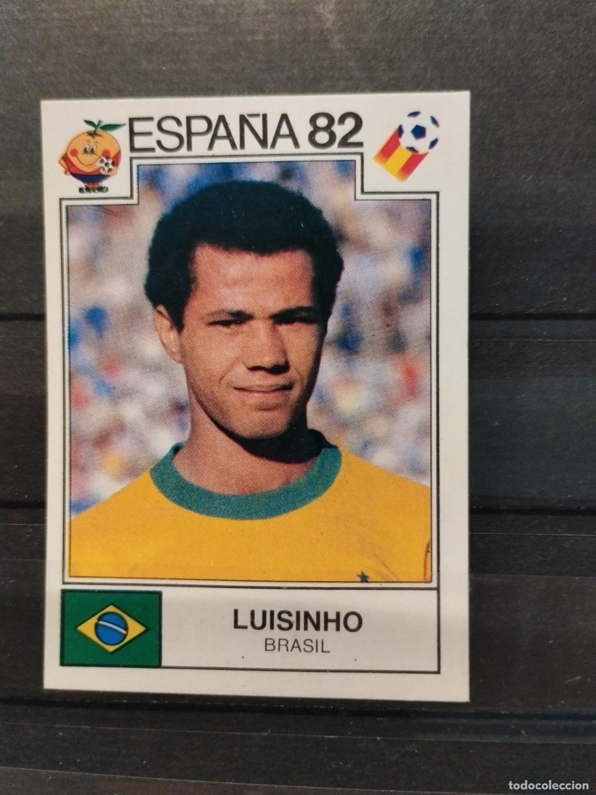 Cromos de f&uacute;tbol: MUNDIAL DE FUTBOL ESPA&Ntilde;A 82. PANINI. N&ordm; 368. LUISINHO. BRASIL