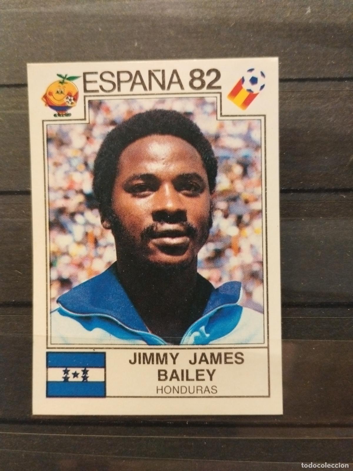Cromos de f&uacute;tbol: MUNDIAL DE FUTBOL ESPA&Ntilde;A 82. PANINI. N&ordm; 361. JIMMY JAMES BAILEY. HONDURAS.