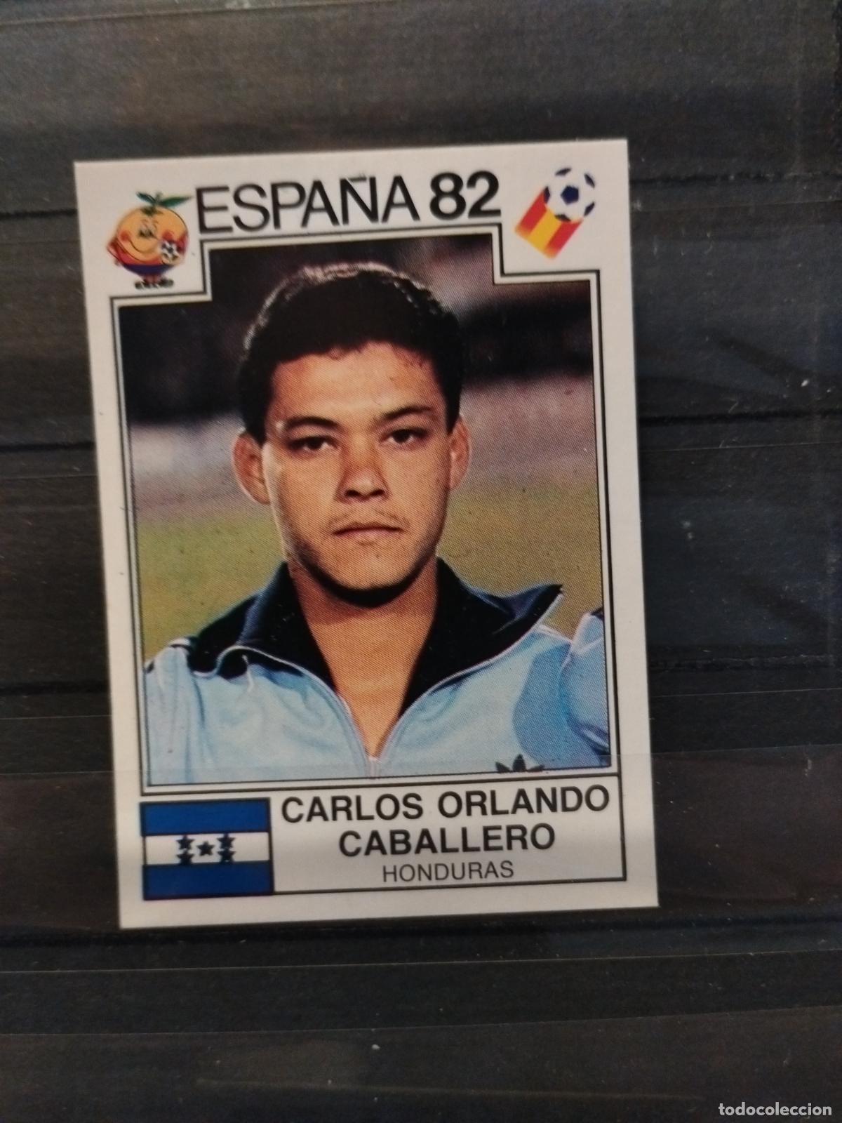 Cromos de f&uacute;tbol: MUNDIAL DE FUTBOL ESPA&Ntilde;A 82. PANINI. N&ordm; 358. CARLOS ORLANDO CABALLERO. HONDURAS.