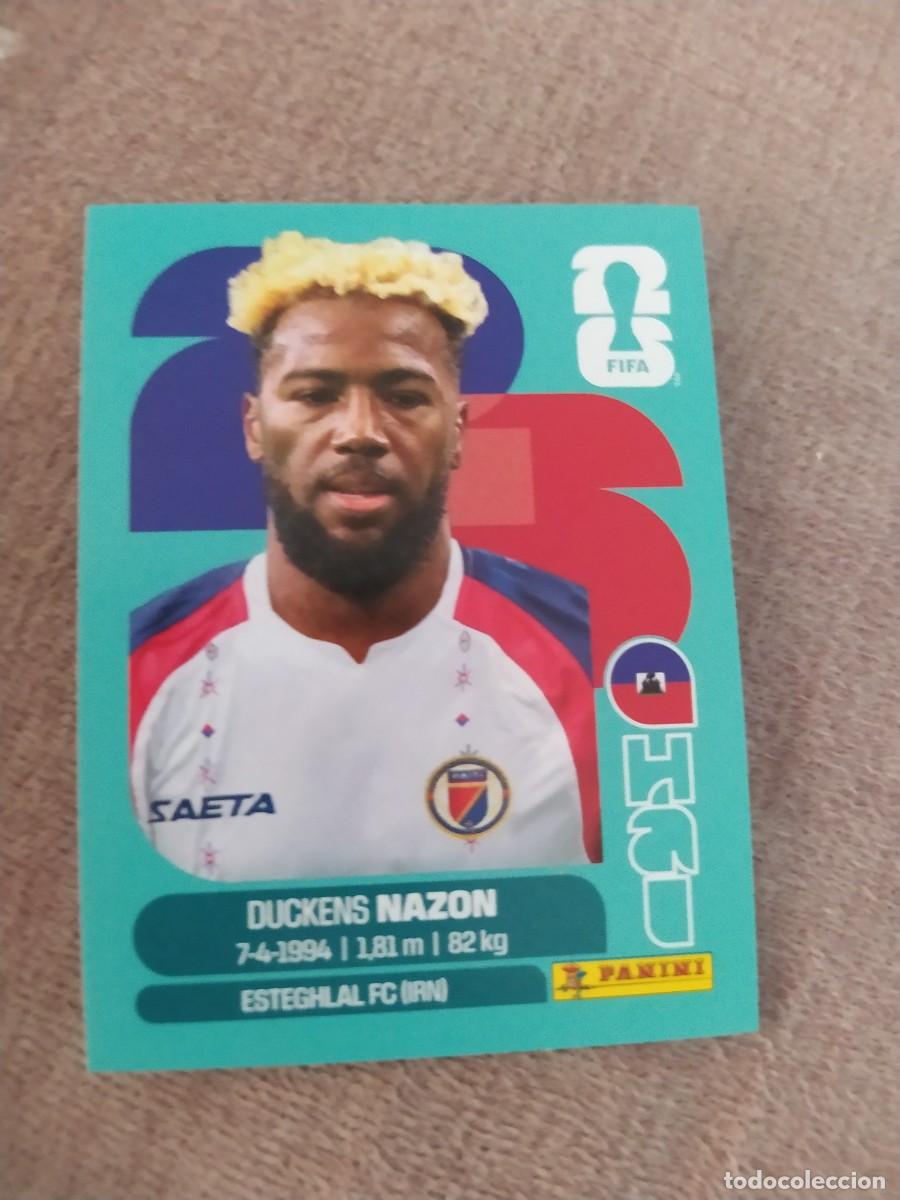 Cromos de f&uacute;tbol: HAI 18 Duckens NAZON Hait&iacute; Mundial 2026 Panini