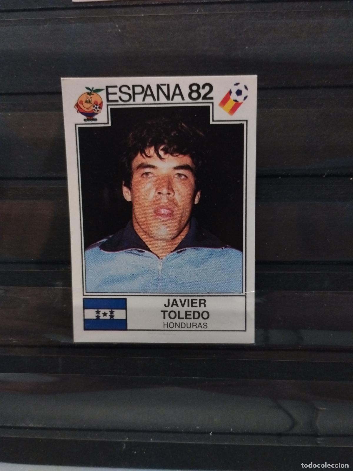 Cromos de f&uacute;tbol: MUNDIAL DE FUTBOL ESPA&Ntilde;A 82. PANINI. N&ordm; 355. JAVIER TOLEDO. HONDURAS.