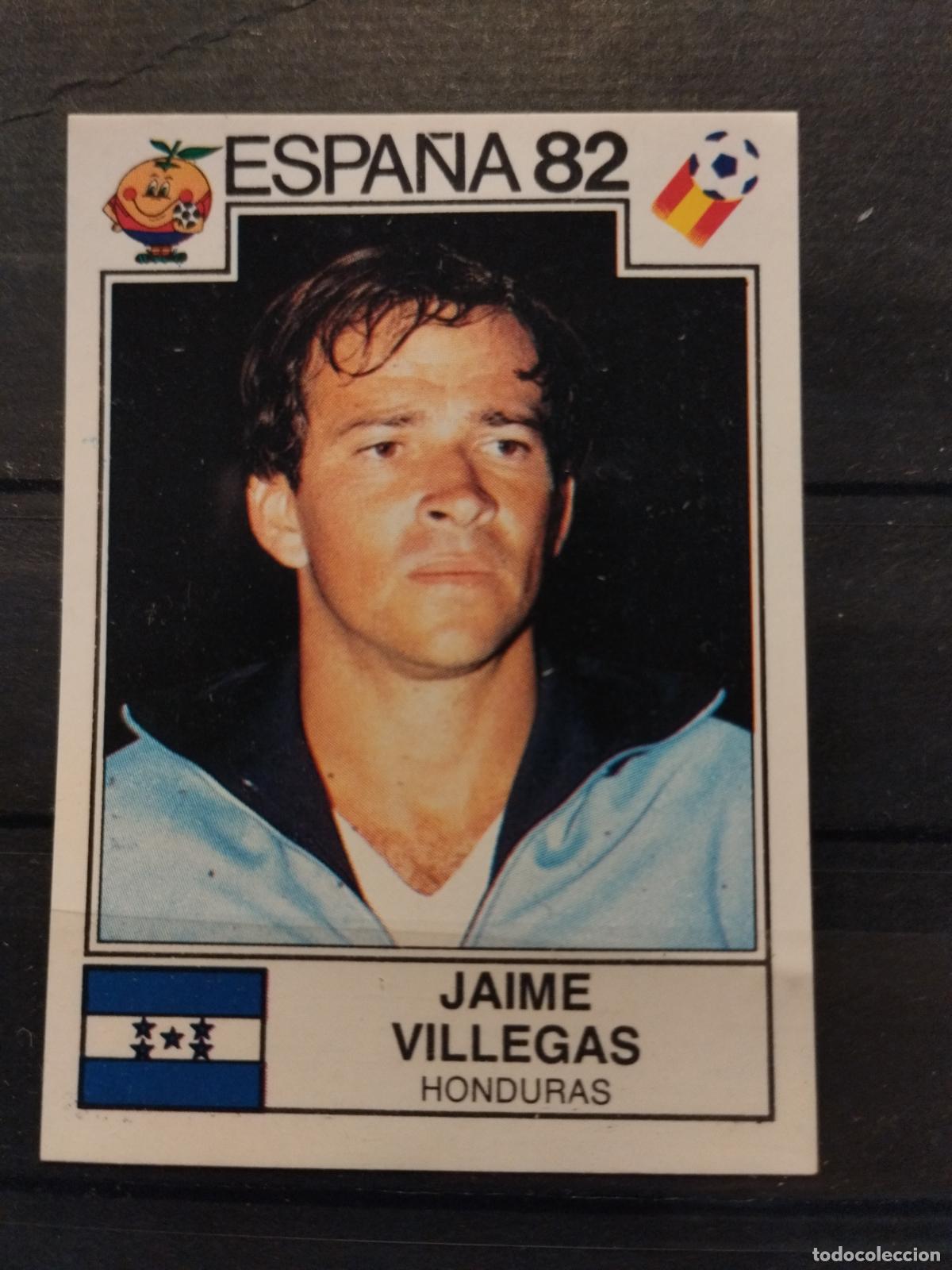Cartes &agrave; collectionner de Football: MUNDIAL DE FUTBOL ESPA&Ntilde;A 82. PANINI. N&ordm; 352. JAIME VILLEGAS. HONDURAS.