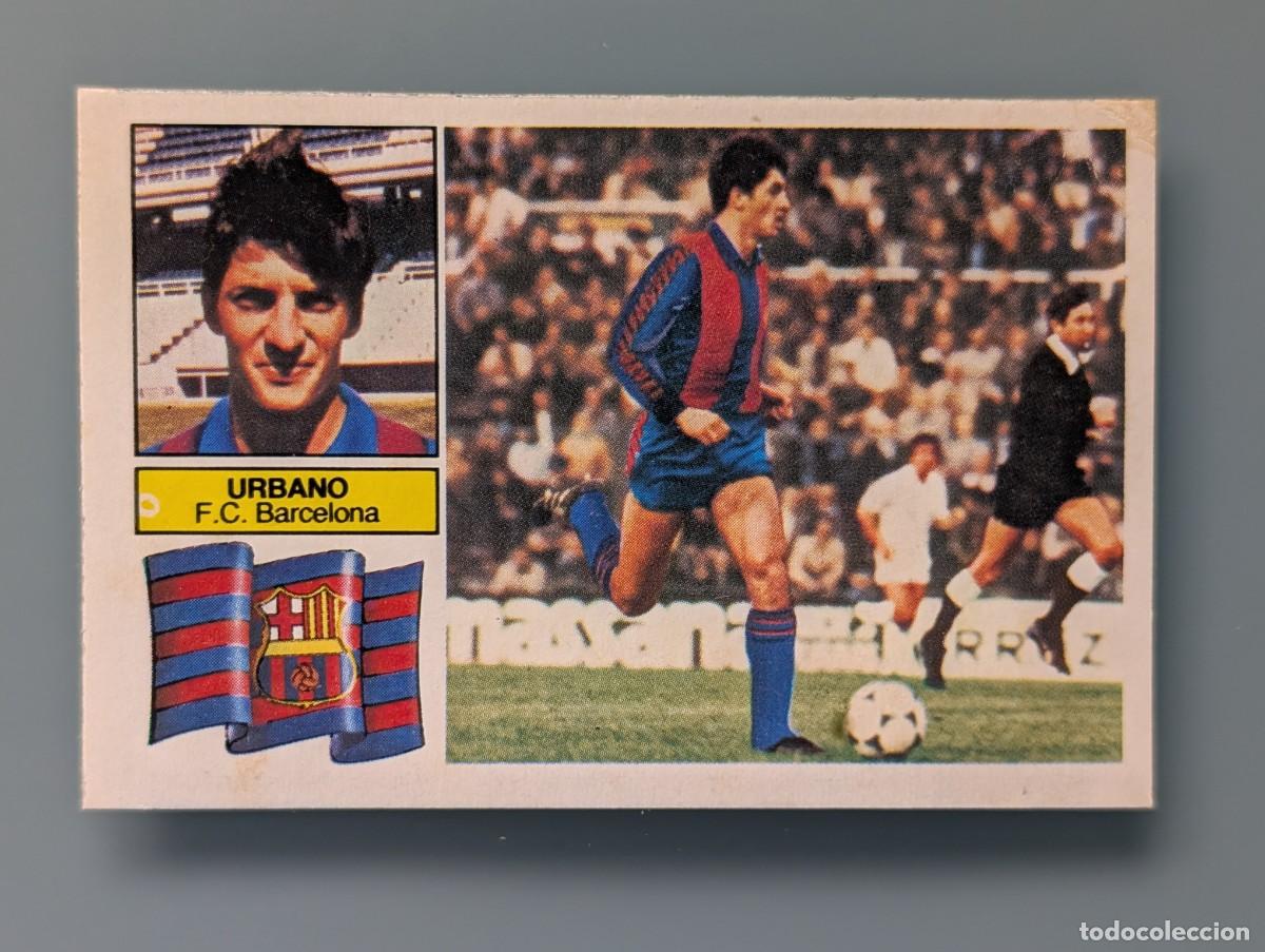 Cartes &agrave; collectionner de Football: RARO CROMO URBANO VERSION DIFICIL BAR&Ccedil;A BARCELONA SIN FCB ED ESTE 82 83 1982 1983 DESPEGADO FUTBOL