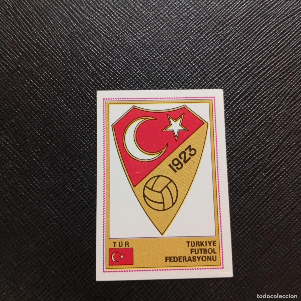 Cromos de f&uacute;tbol: 281 ESCUDO TURQUIA PANINI EURO YUGOSLAVIA 1976 FOOTBALL EUROCOPA 76 - SIN PEGAR - A121 PG343
