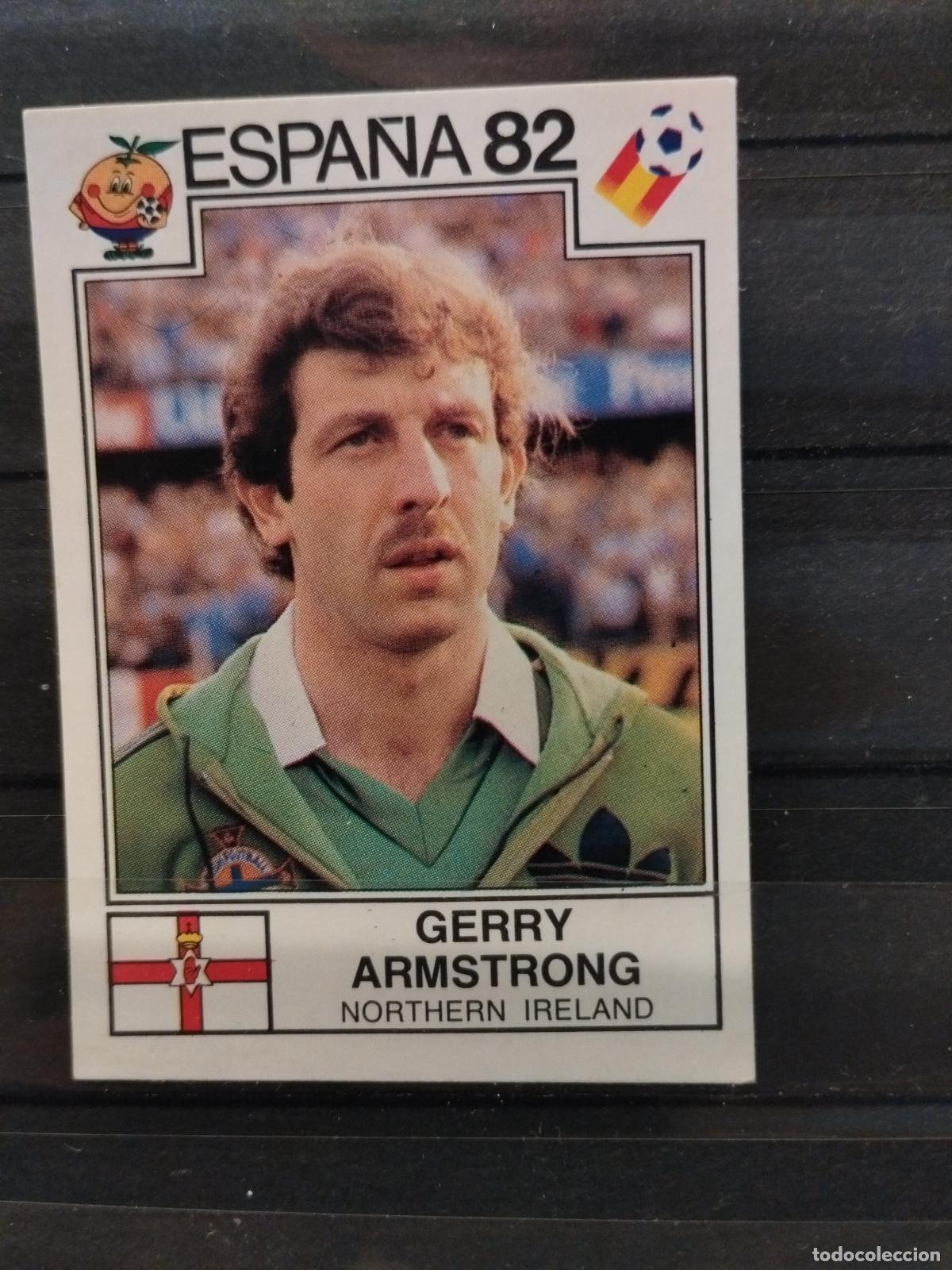 Cromos de f&uacute;tbol: MUNDIAL DE FUTBOL ESPA&Ntilde;A 82. PANINI. N&ordm; 342. GERRY ARMSTRONG.IRLANDA DEL NORTE.