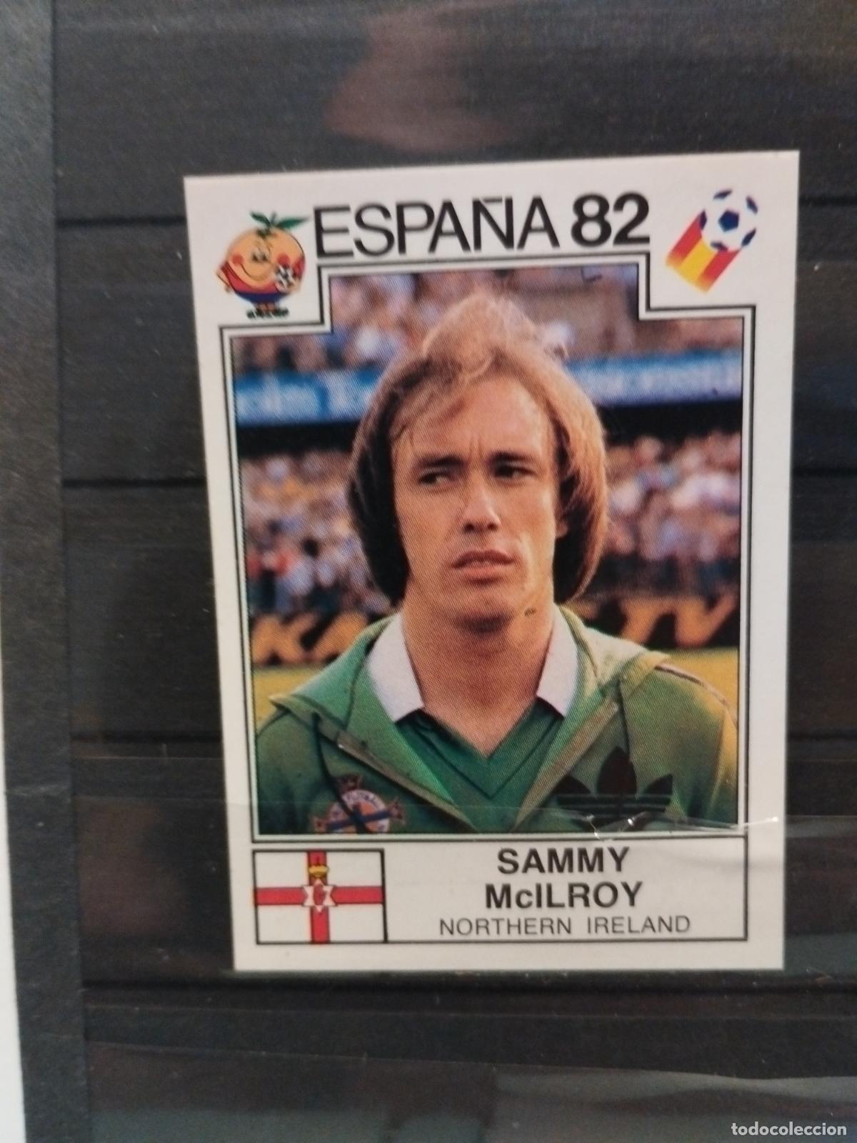 Cromos de f&uacute;tbol: MUNDIAL DE FUTBOL ESPA&Ntilde;A 82. PANINI. N&ordm; 339. SAMMY McILROY. IRLANDA DEL NORTE.