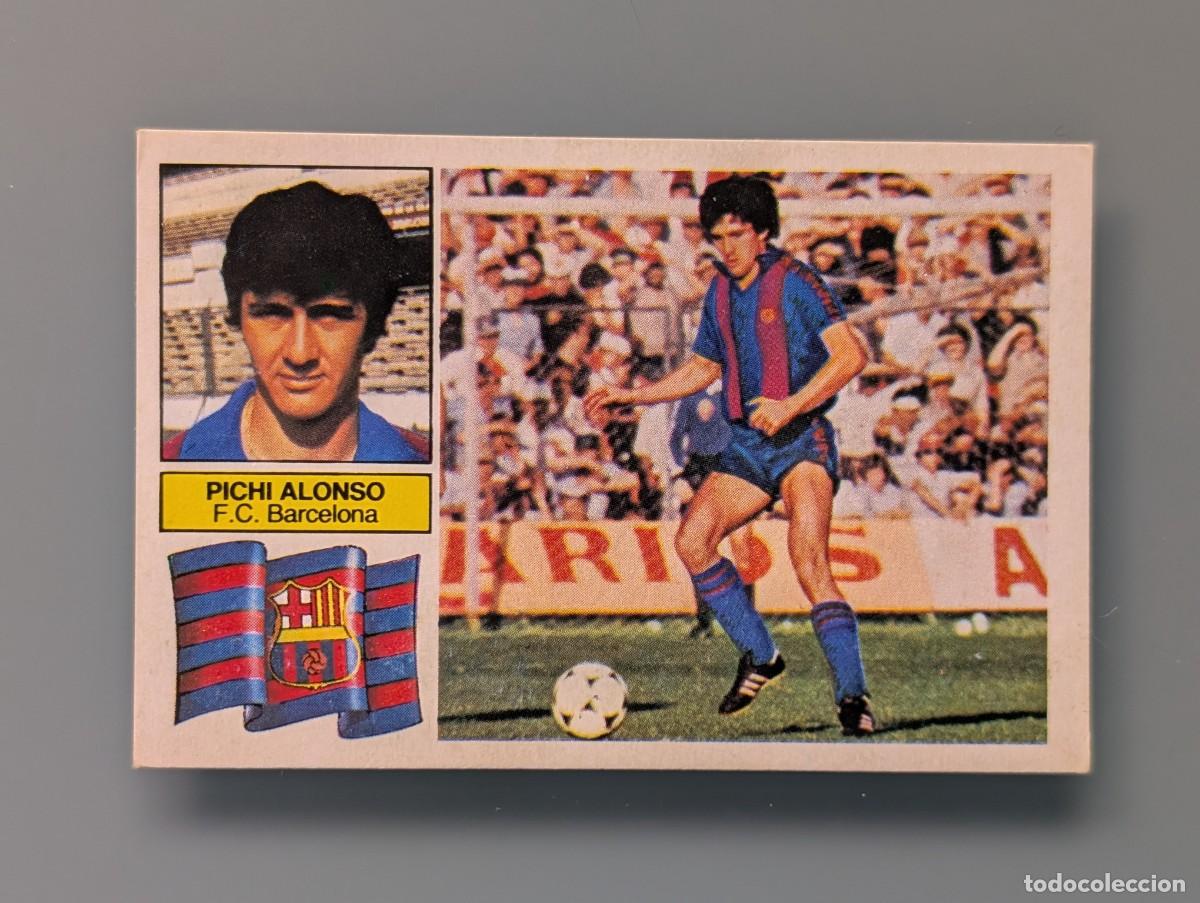 Cromos de f&uacute;tbol: CROMO PICHI ALONSO VERSION DIFICIL BAR&Ccedil;A BARCELONA SIN FCB ED ESTE 82 83 1982 1983 DESPEGADO FUTBOL