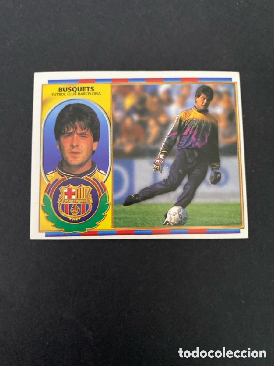 Cromos de f&uacute;tbol: Cromo liga 96/97 FC Barcelona nunca pegado