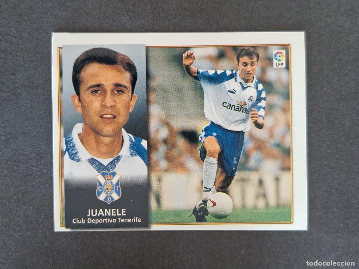 Cromos de f&uacute;tbol: L4 JUANELE C. D. TENERIFE LIGA ESTE 1998 1999 98 99 NUNCA PEGADO SIN PEGAR
