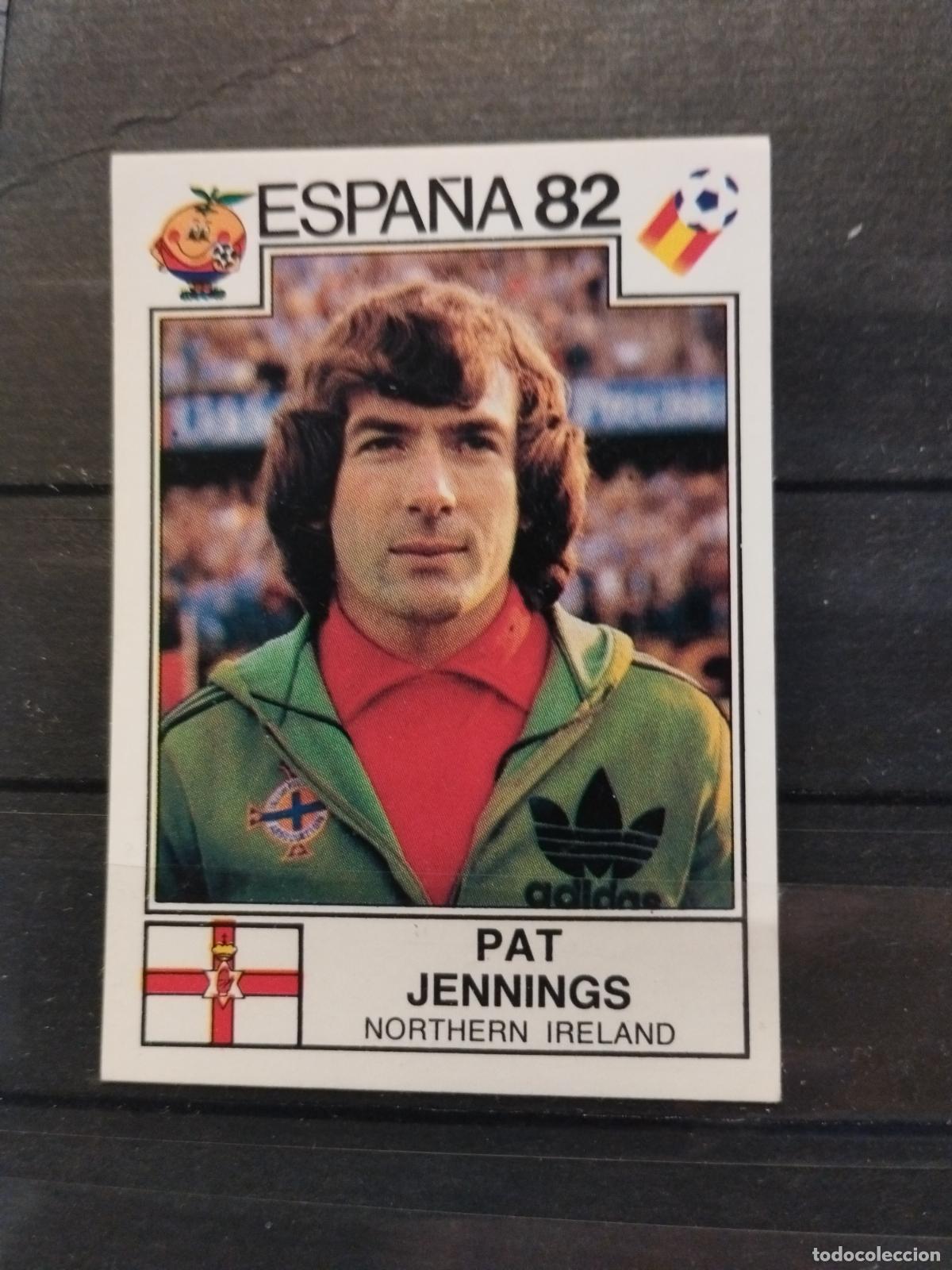 Cromos de f&uacute;tbol: MUNDIAL DE FUTBOL ESPA&Ntilde;A 82. PANINI. N&ordm; 330. PAT JENNINGS. IRLANDA DEL NORTE.