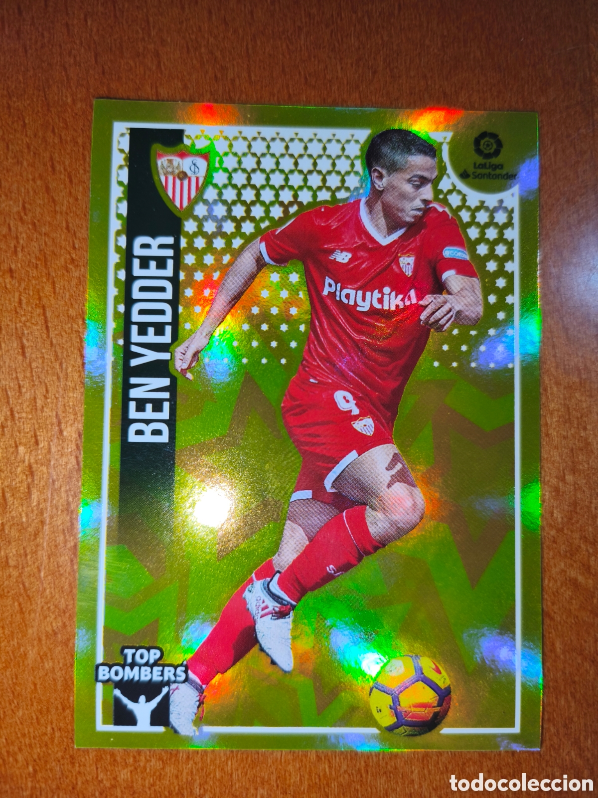 Cromos de f&uacute;tbol: Ben Yedder TOP BOMBERS n&deg;4 liga este 18/19 Sevilla