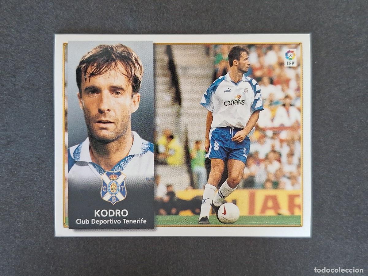 Cromos de f&uacute;tbol: L4 KODRO C. D. TENERIFE LIGA ESTE 1998 1999 98 99 NUNCA PEGADO SIN PEGAR
