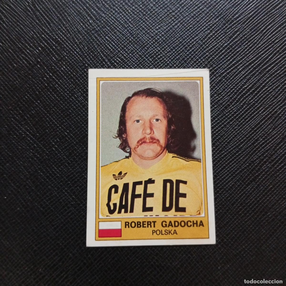 Fu&szlig;ball-Sticker: 230 ROBERT GADOCHA POLONIA PANINI EURO YUGOSLAVIA 1976 FOOTBALL EUROCOPA 76 SIN PEGAR - A121 PG379