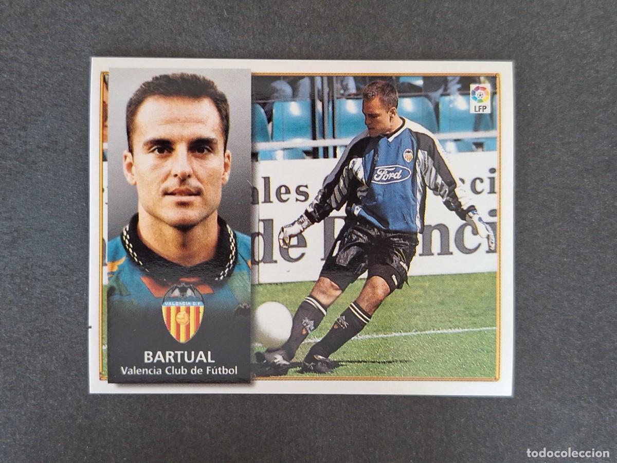 Fu&szlig;ball-Sticker: L4 BARTUAL VALENCIA C. F. LIGA ESTE 1998 1999 98 99 NUNCA PEGADO SIN PEGAR