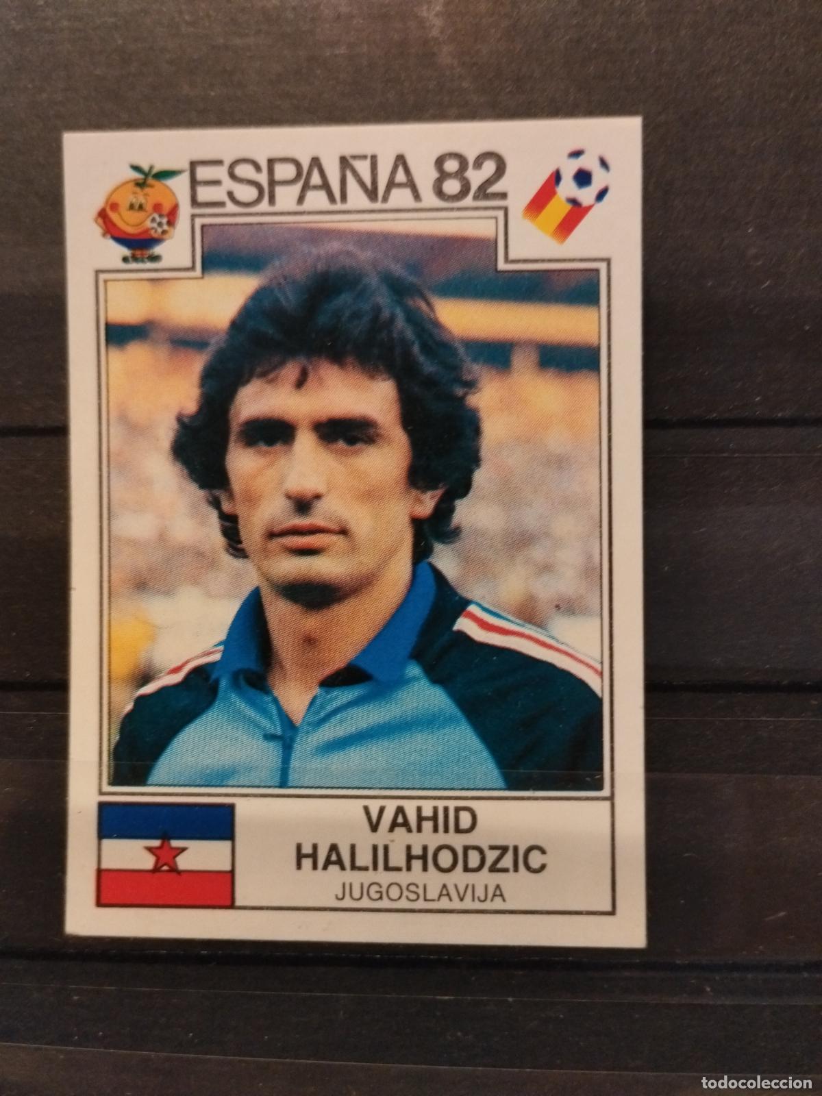 Fu&szlig;ball-Sticker: MUNDIAL DE FUTBOL ESPA&Ntilde;A 82. PANINI. N&ordm; 324. VAHID HALILHODZIC. YUGOSLAVIA.