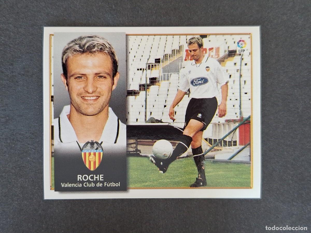 Cromos de f&uacute;tbol: L4 ROCHE VALENCIA C. F. LIGA ESTE 1998 1999 98 99 NUNCA PEGADO SIN PEGAR