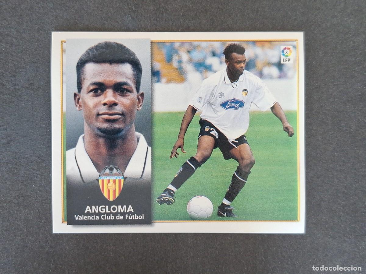 Cromos de f&uacute;tbol: L4 ANGLOMA VALENCIA C. F. LIGA ESTE 1998 1999 98 99 NUNCA PEGADO SIN PEGAR