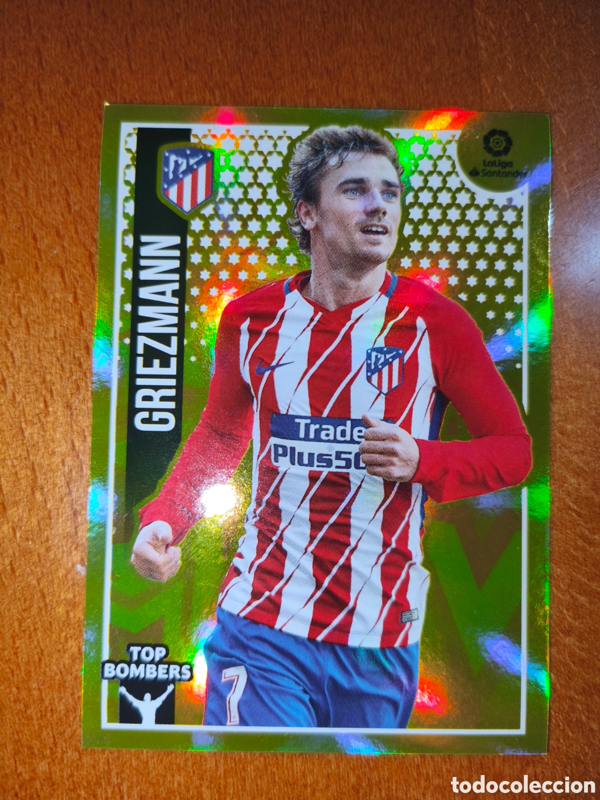 Cromos de f&uacute;tbol: Griezmann TOP BOMBERS n&deg;9 liga este 18/19 Atl&eacute;tico De Madrid