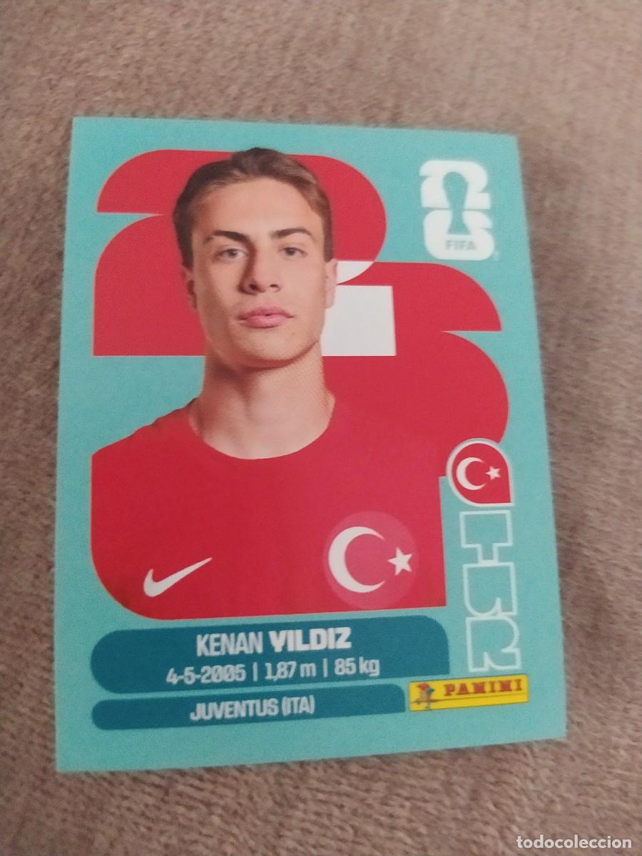 Cromos de f&uacute;tbol: TUR 20 Kenan YILDIZ Turqu&iacute;a Mundial 2026 Panini