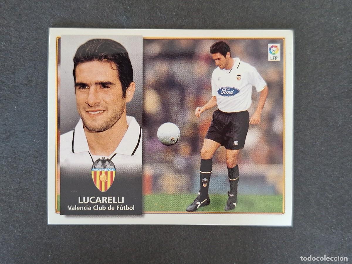 Cromos de f&uacute;tbol: L4 LUCARELLI VALENCIA C. F. LIGA ESTE 1998 1999 98 99 NUNCA PEGADO SIN PEGAR