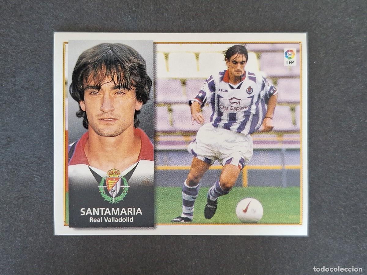 Football Stickers: L4 SANTAMARIA REAL VALLADOLID LIGA ESTE 1998 1999 98 99 NUNCA PEGADO SIN PEGAR