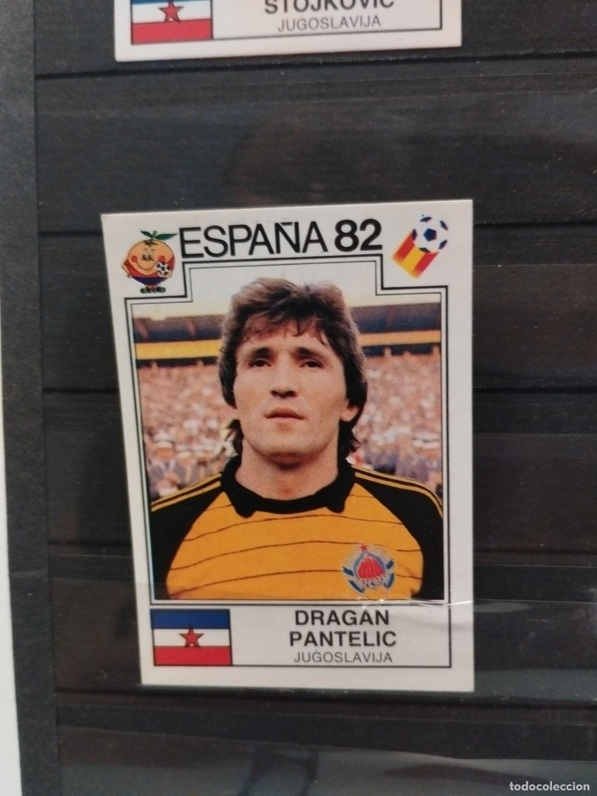 Football Stickers: MUNDIAL DE FUTBOL ESPA&Ntilde;A 82. PANINI. N&ordm; 312. DRAGAN PANTELIC. YUGOSLAVIA.