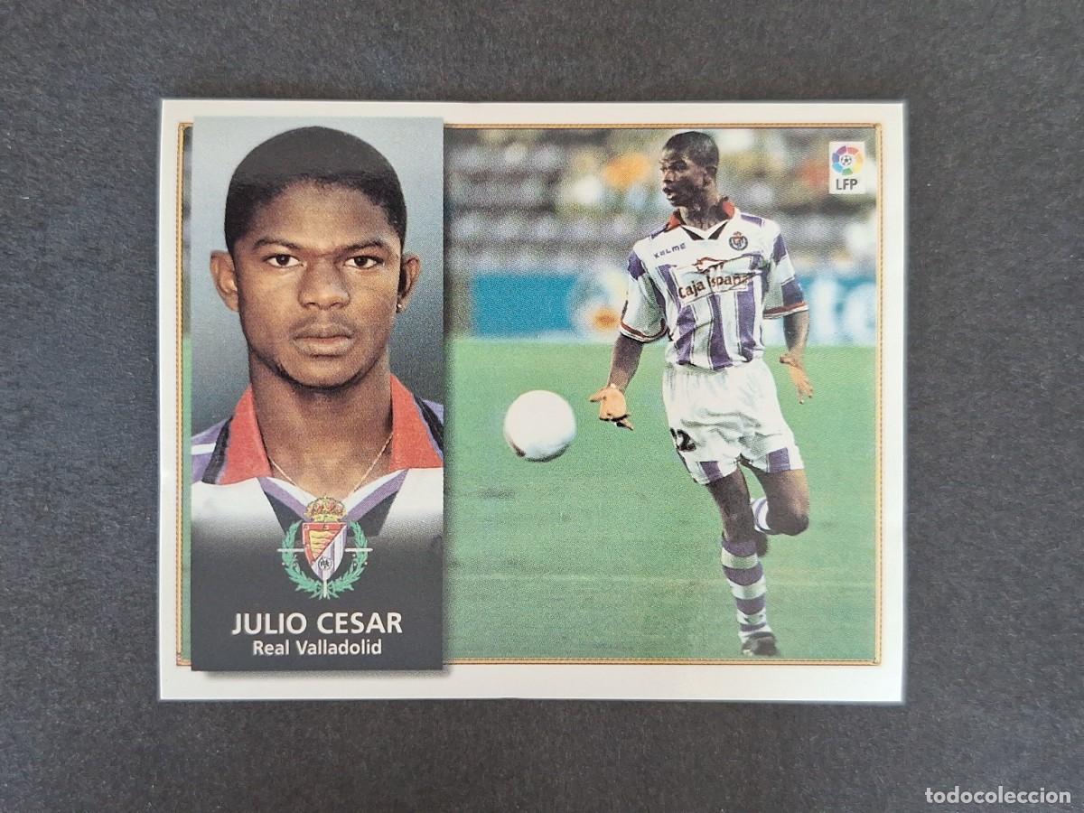 Football Stickers: L4 JULIO CESAR REAL VALLADOLID LIGA ESTE 1998 1999 98 99 NUNCA PEGADO SIN PEGAR