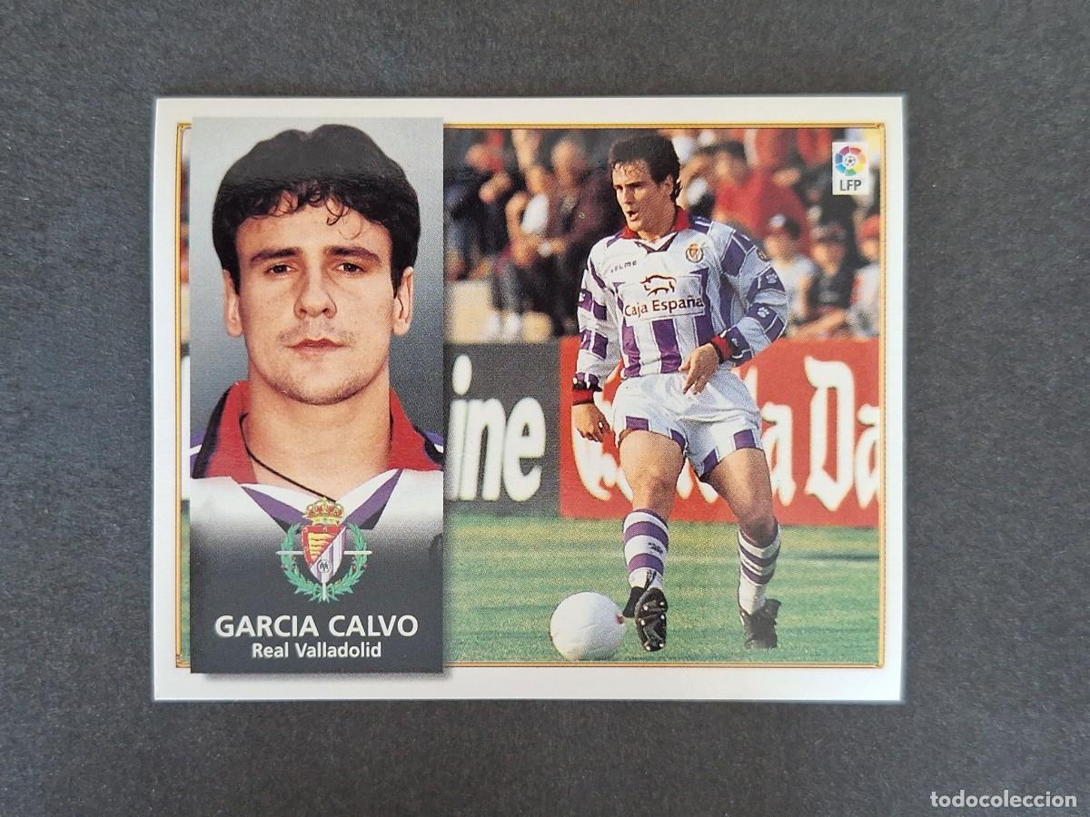 Football Stickers: L4 GARCIA CALVO REAL VALLADOLID LIGA ESTE 1998 1999 98 99 NUNCA PEGADO SIN PEGAR