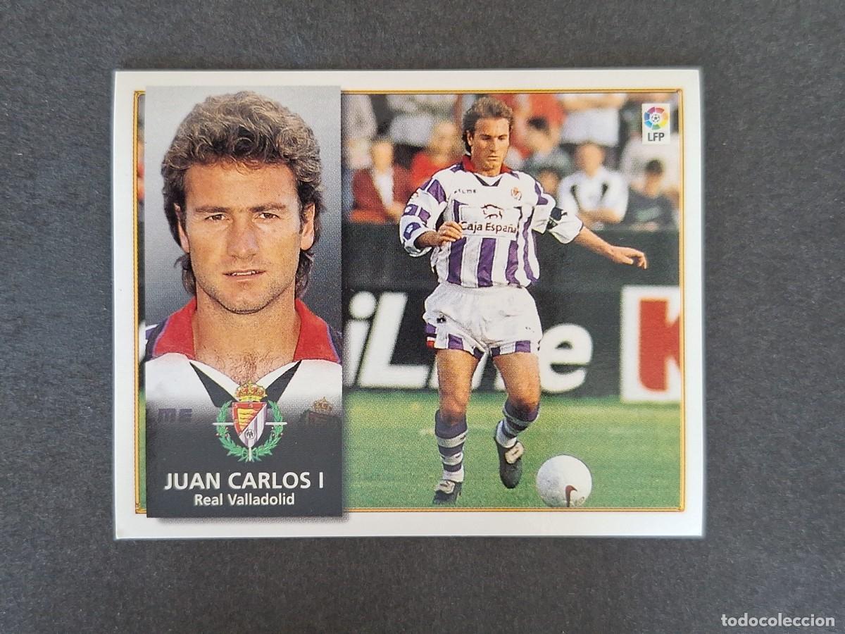 Cromos de f&uacute;tbol: L4 JUAN CARLOS I REAL VALLADOLID LIGA ESTE 1998 1999 98 99 NUNCA PEGADO SIN PEGAR