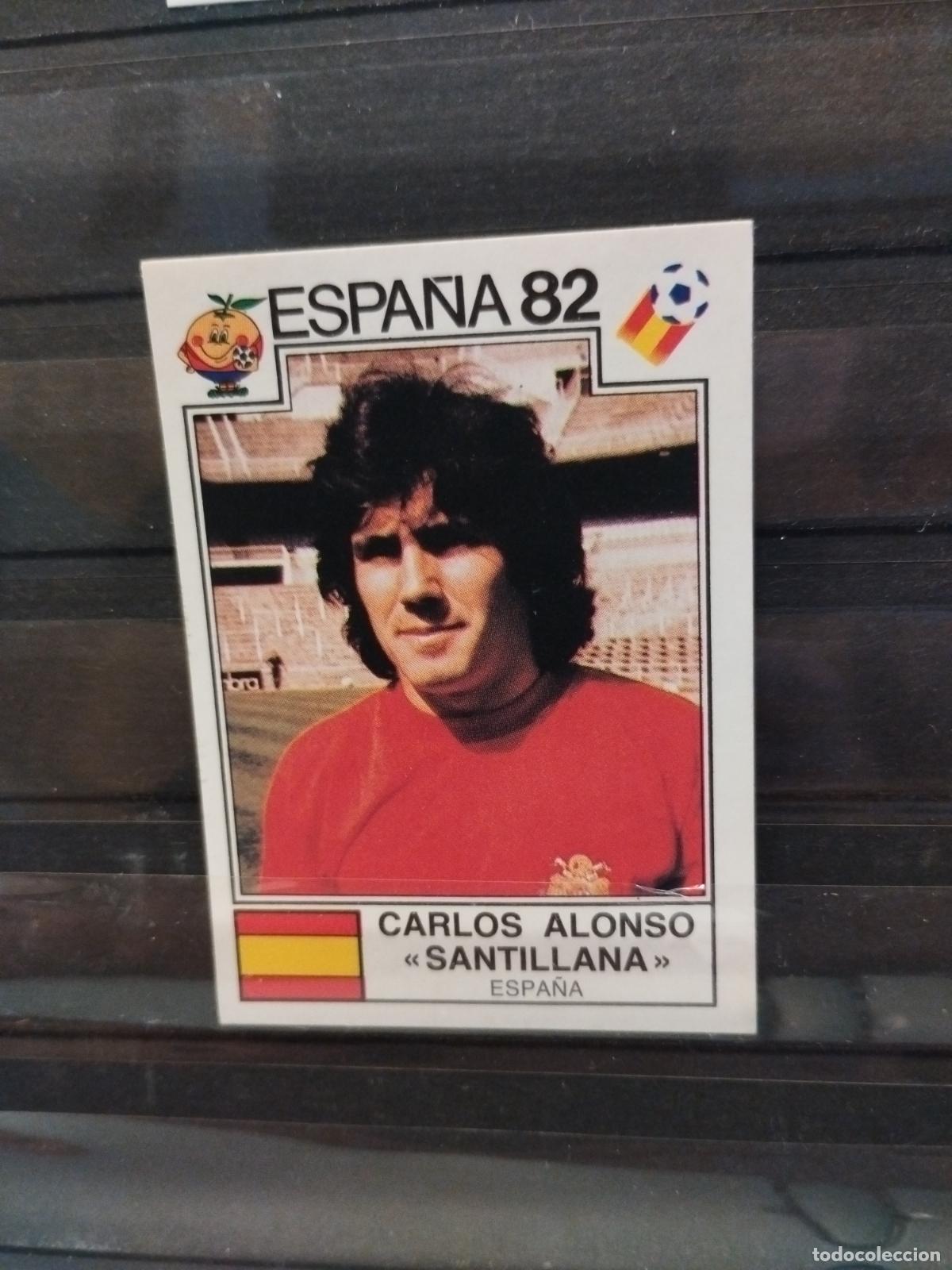 Cromos de f&uacute;tbol: MUNDIAL DE FUTBOL ESPA&Ntilde;A 82. PANINI. N&ordm; 308. CARLOS ALONSO SANTILLANA. ESPA&Ntilde;A