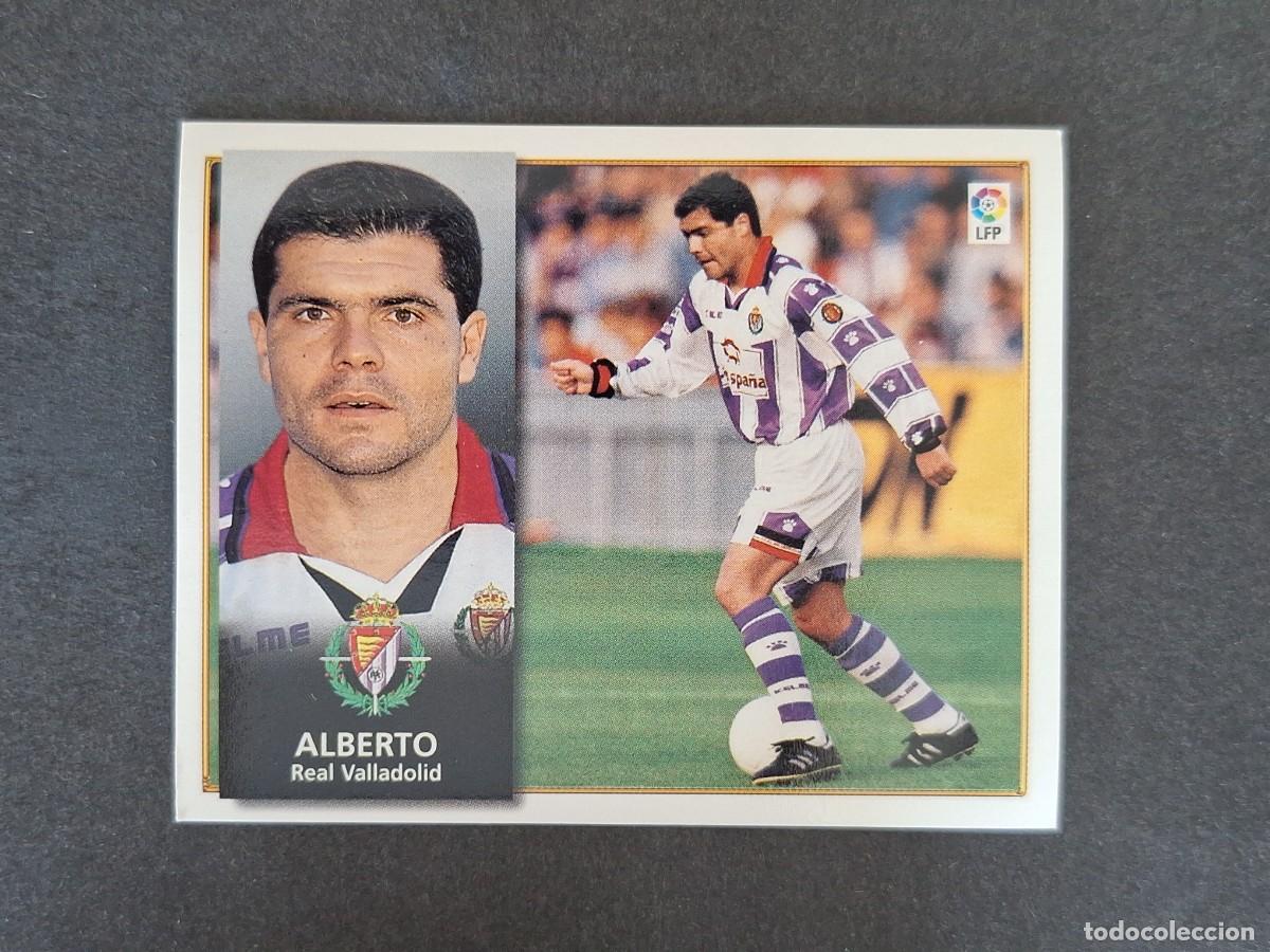 Cromos de f&uacute;tbol: L4 ALBERTO REAL VALLADOLID LIGA ESTE 1998 1999 98 99 NUNCA PEGADO SIN PEGAR