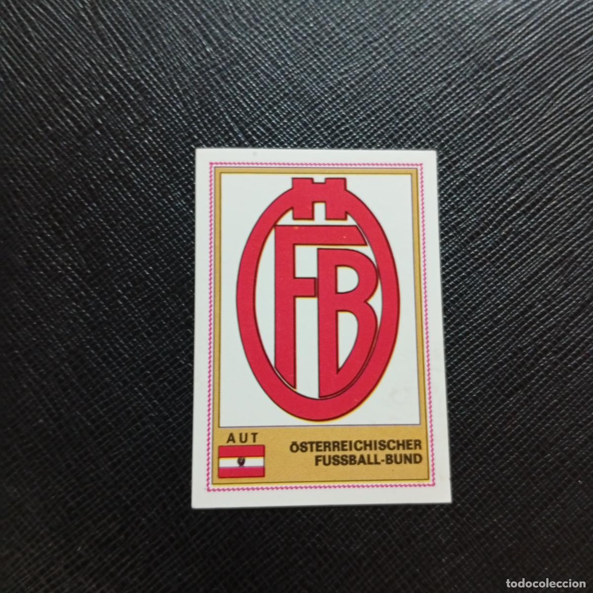 Cromos de f&uacute;tbol: 211 ESCUDO AUSTRIA PANINI EURO YUGOSLAVIA 1976 FOOTBALL EUROCOPA 76 - SIN PEGAR - A121 PG478
