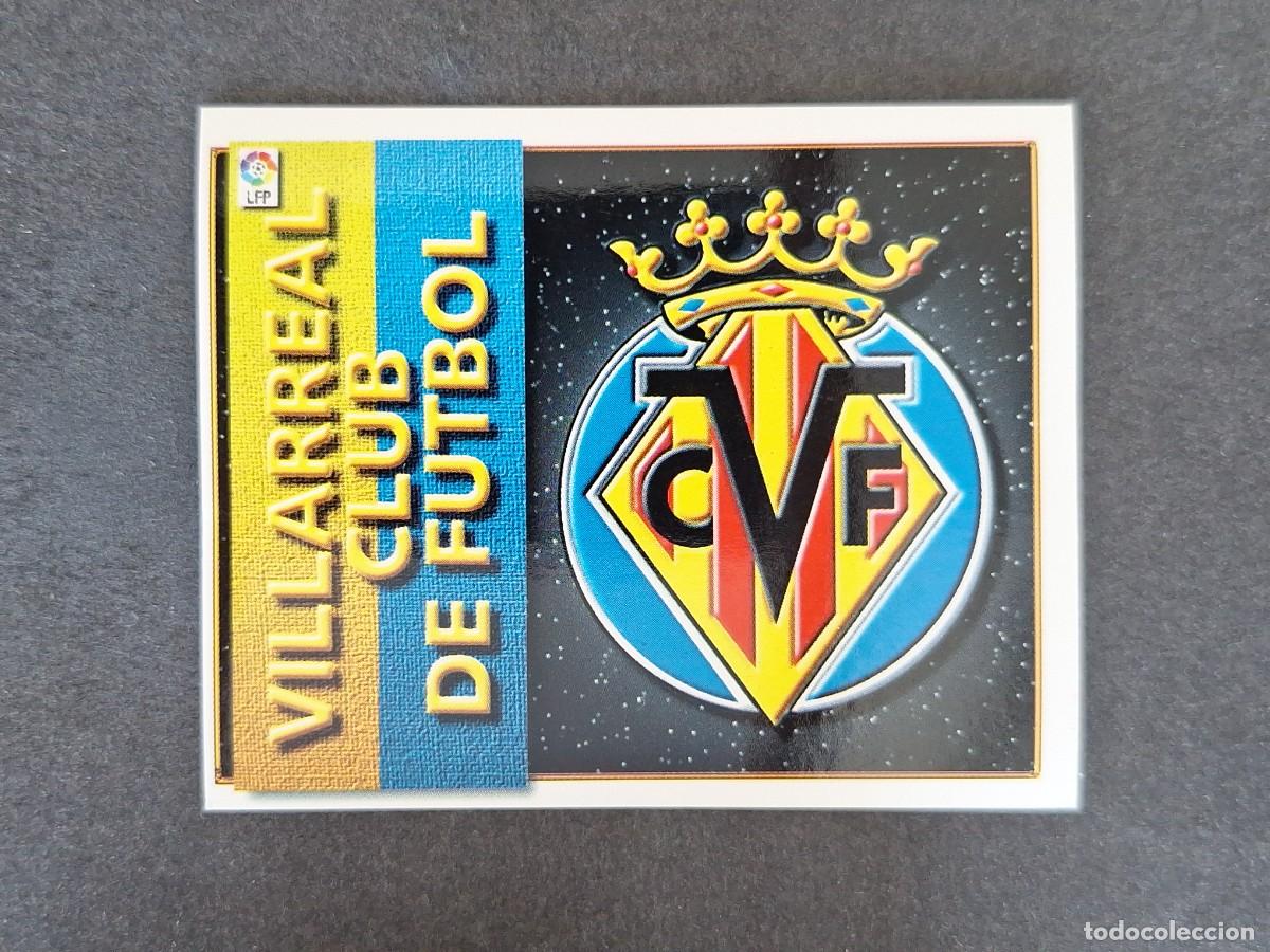 Cromos de f&uacute;tbol: L4 ESCUDO VILLARREAL C. F. LIGA ESTE 1998 1999 98 99 NUNCA PEGADO SIN PEGAR