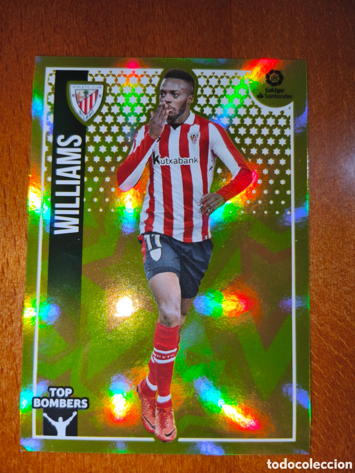 Cromos de f&uacute;tbol: Williams TOP BOMBERS n&deg;25 liga este 18/19 Athletic Club