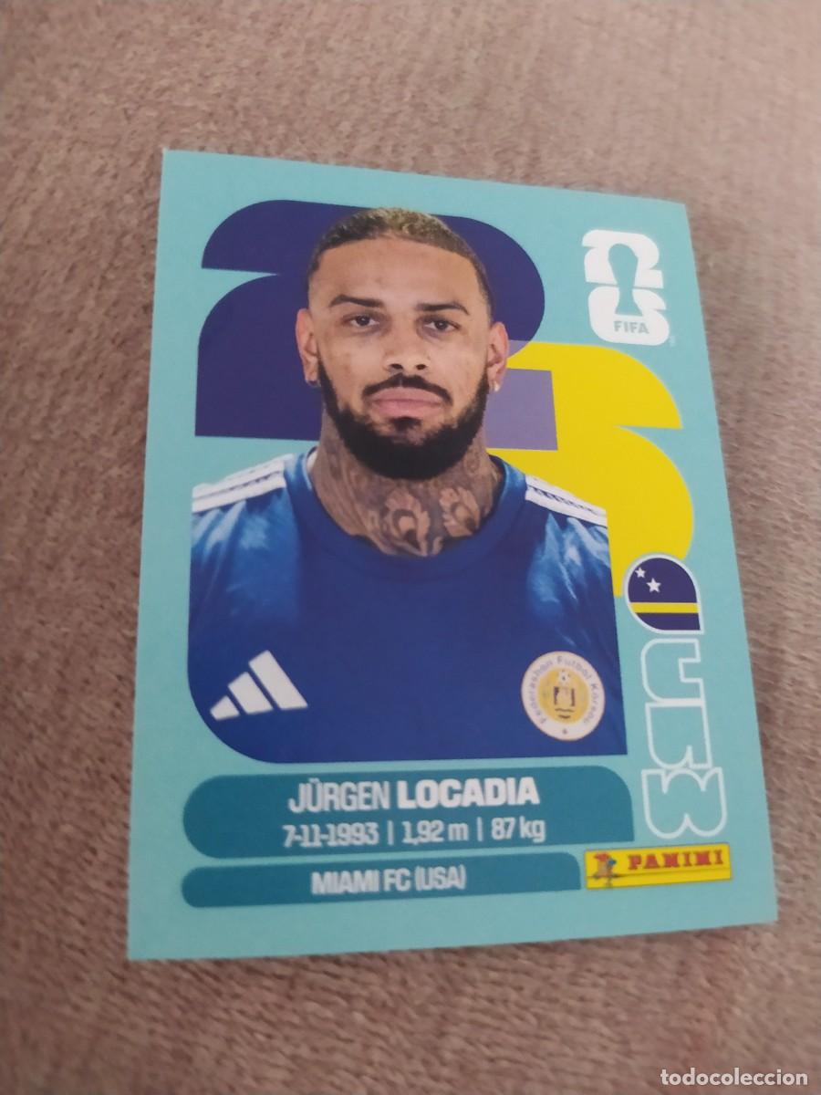 Cromos de f&uacute;tbol: CUW 17 Jurgen LOCADIA Cura&ccedil;ao Curasao Mundial 2026 Panini