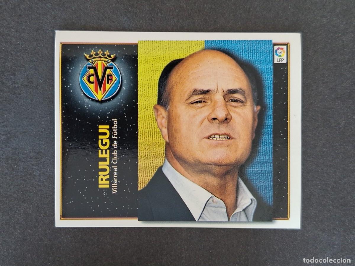 Cromos de f&uacute;tbol: L4 IRULEGUI ENTRENADOR VILLARREAL C. F. LIGA ESTE 1998 1999 98 99 NUNCA PEGADO SIN PEGAR