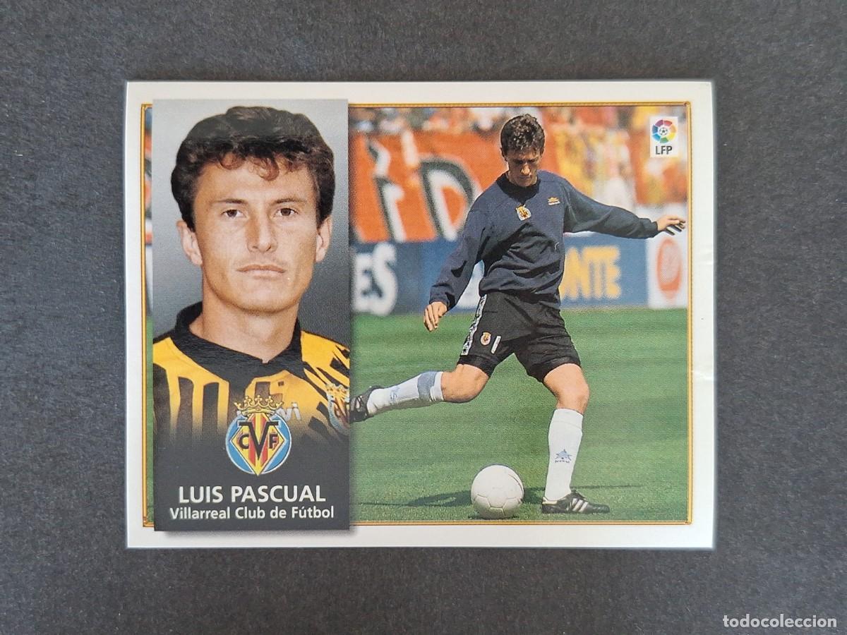 Cromos de f&uacute;tbol: L4 LUIS PASCUAL VILLARREAL C. F. LIGA ESTE 1998 1999 98 99 NUNCA PEGADO SIN PEGAR