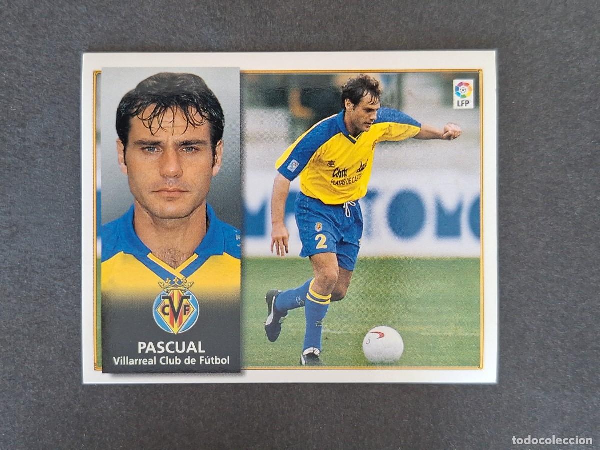 Cromos de f&uacute;tbol: L4 PASCUAL VILLARREAL C. F. LIGA ESTE 1998 1999 98 99 NUNCA PEGADO SIN PEGAR
