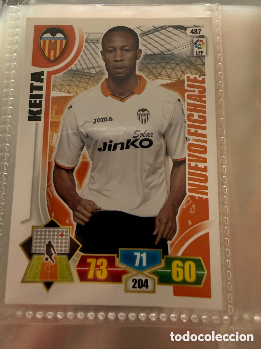 Cromos de f&uacute;tbol: Adrenalyn XL. 2013-14. KEITA ( Valencia ) NUEVO FICHAJE