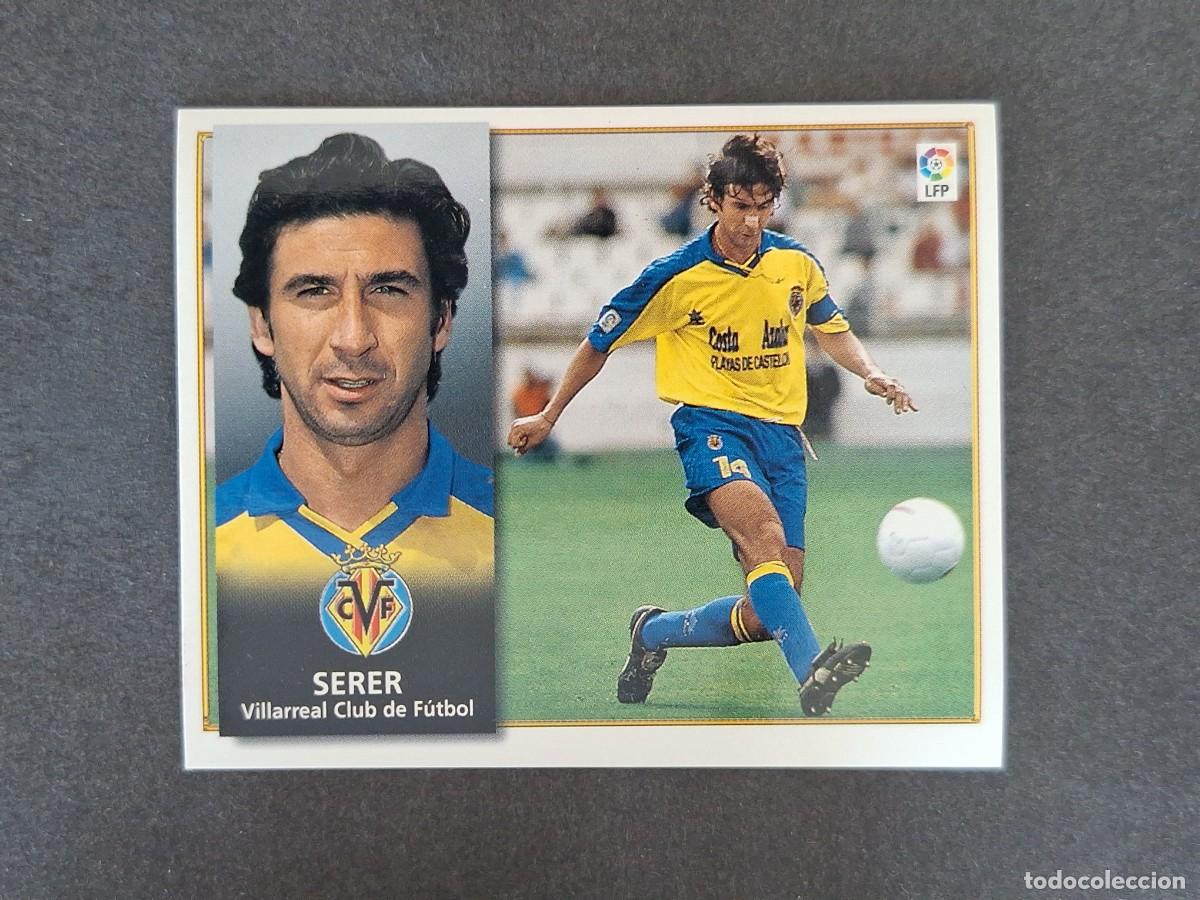 Cromos de f&uacute;tbol: L4 SERER VILLARREAL C. F. LIGA ESTE 1998 1999 98 99 NUNCA PEGADO SIN PEGAR