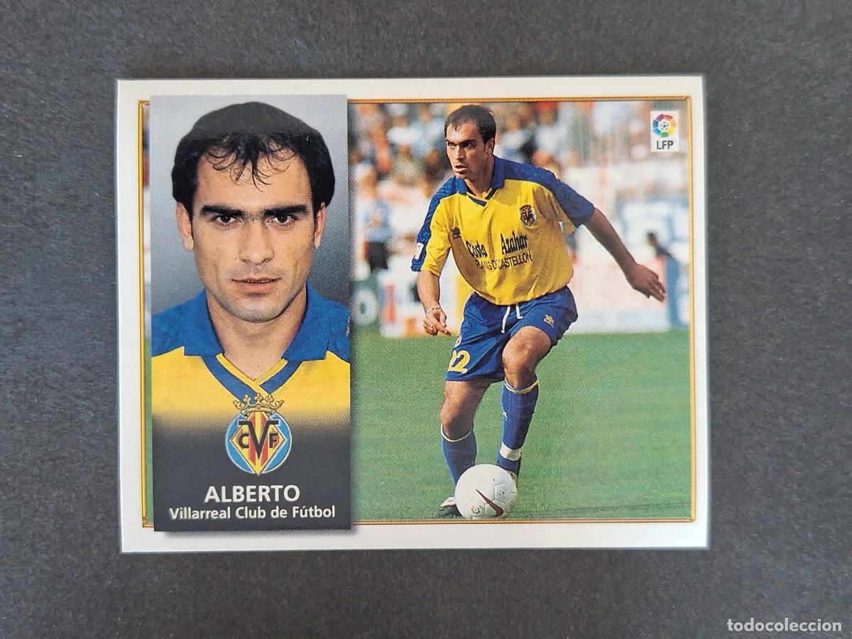 Cromos de f&uacute;tbol: L4 ALBERTO VILLARREAL C. F. LIGA ESTE 1998 1999 98 99 NUNCA PEGADO SIN PEGAR