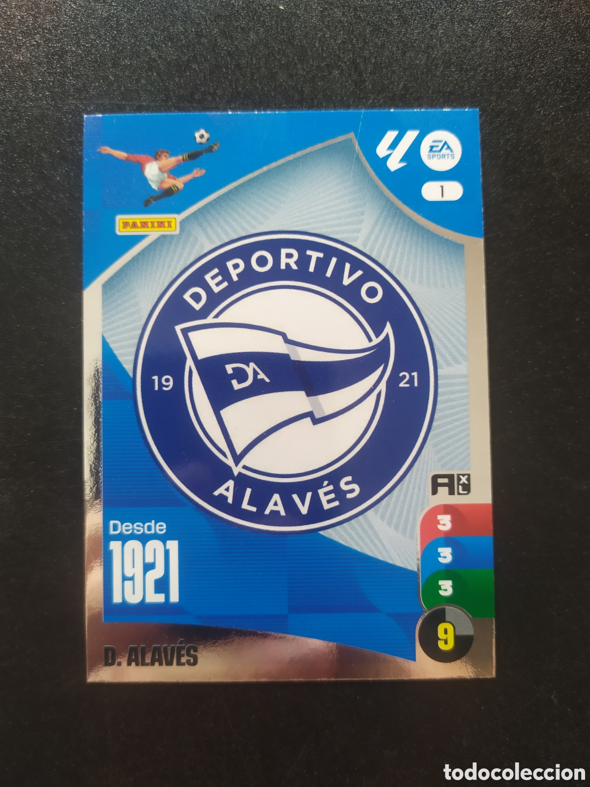 Cromos de f&uacute;tbol: Adrenalyn 2024 2025 24 25 panini escudo n&deg; 1 Alaves