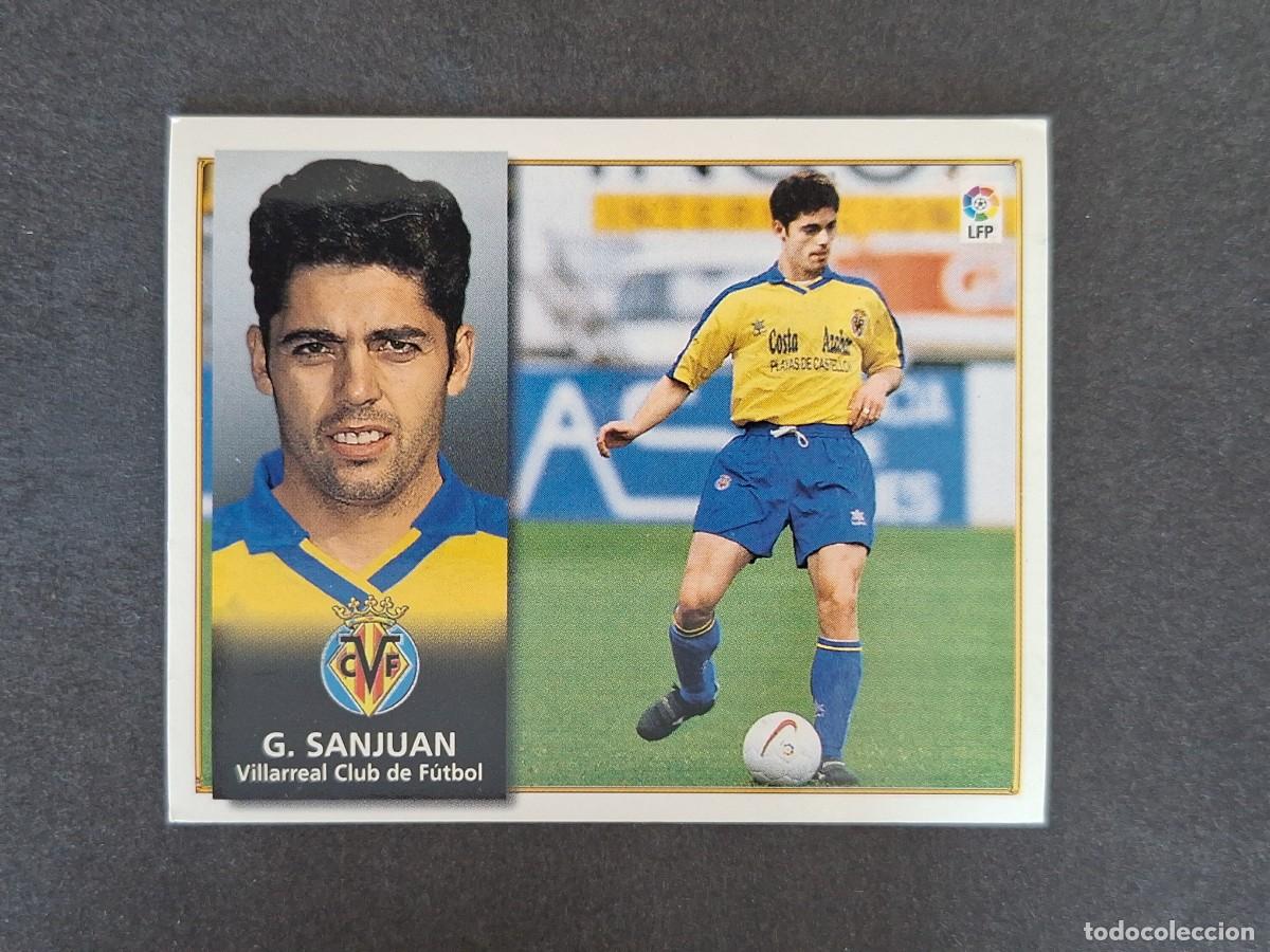 Cromos de f&uacute;tbol: L4 GARCIA SANJUAN VILLARREAL C. F. LIGA ESTE 1998 1999 98 99 NUNCA PEGADO SIN PEGAR