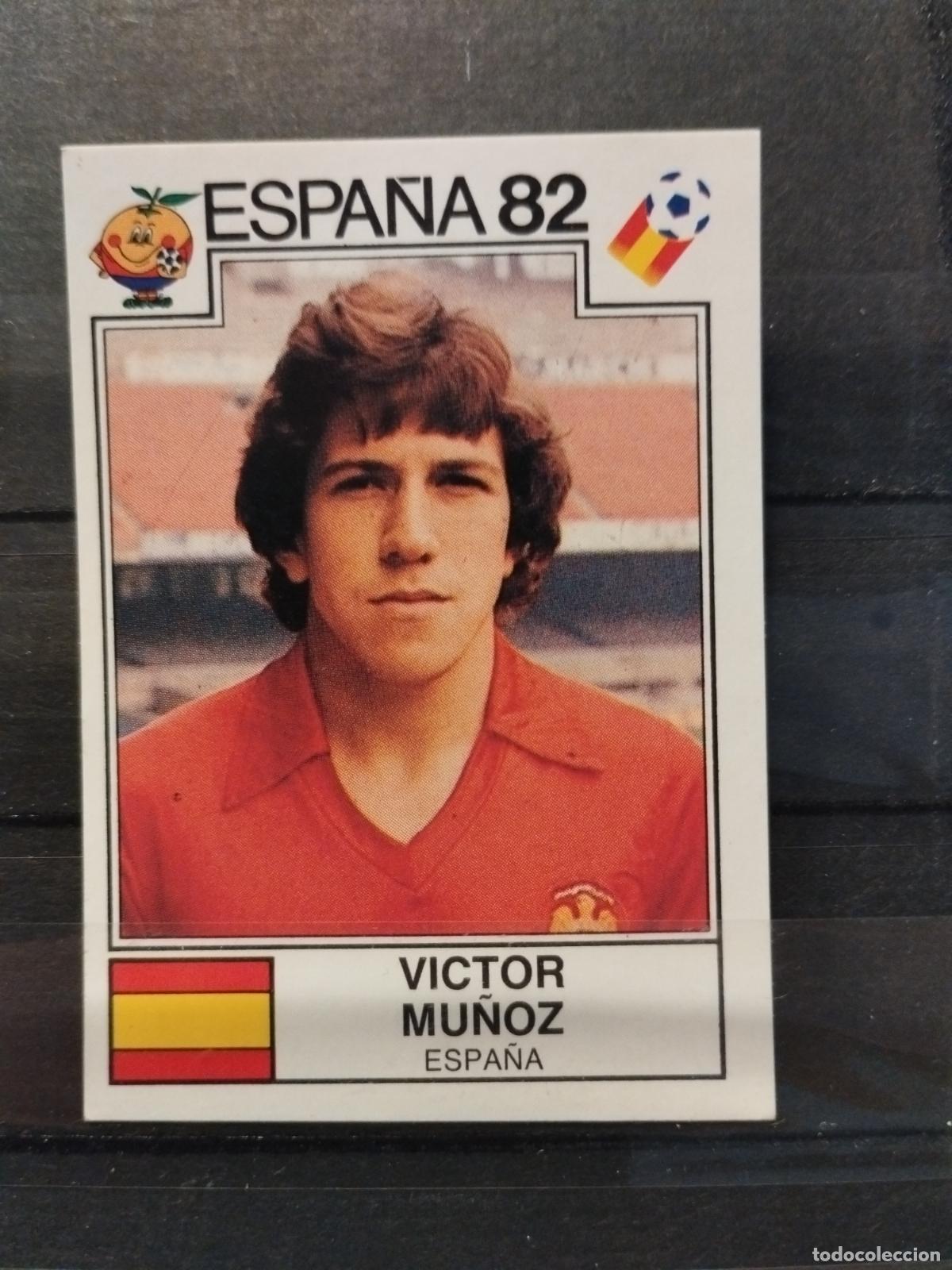 Cromos de f&uacute;tbol: MUNDIAL DE FUTBOL ESPA&Ntilde;A 82. PANINI. N&ordm; 300. VICTOR MU&Ntilde;OZ. ESPA&Ntilde;A