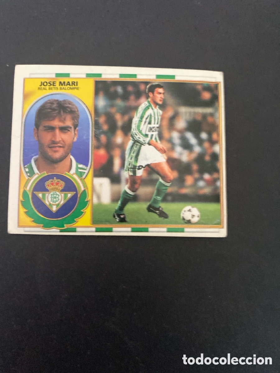 Cromos de f&uacute;tbol: Cromo liga 96/97 R Betis nunca pegado