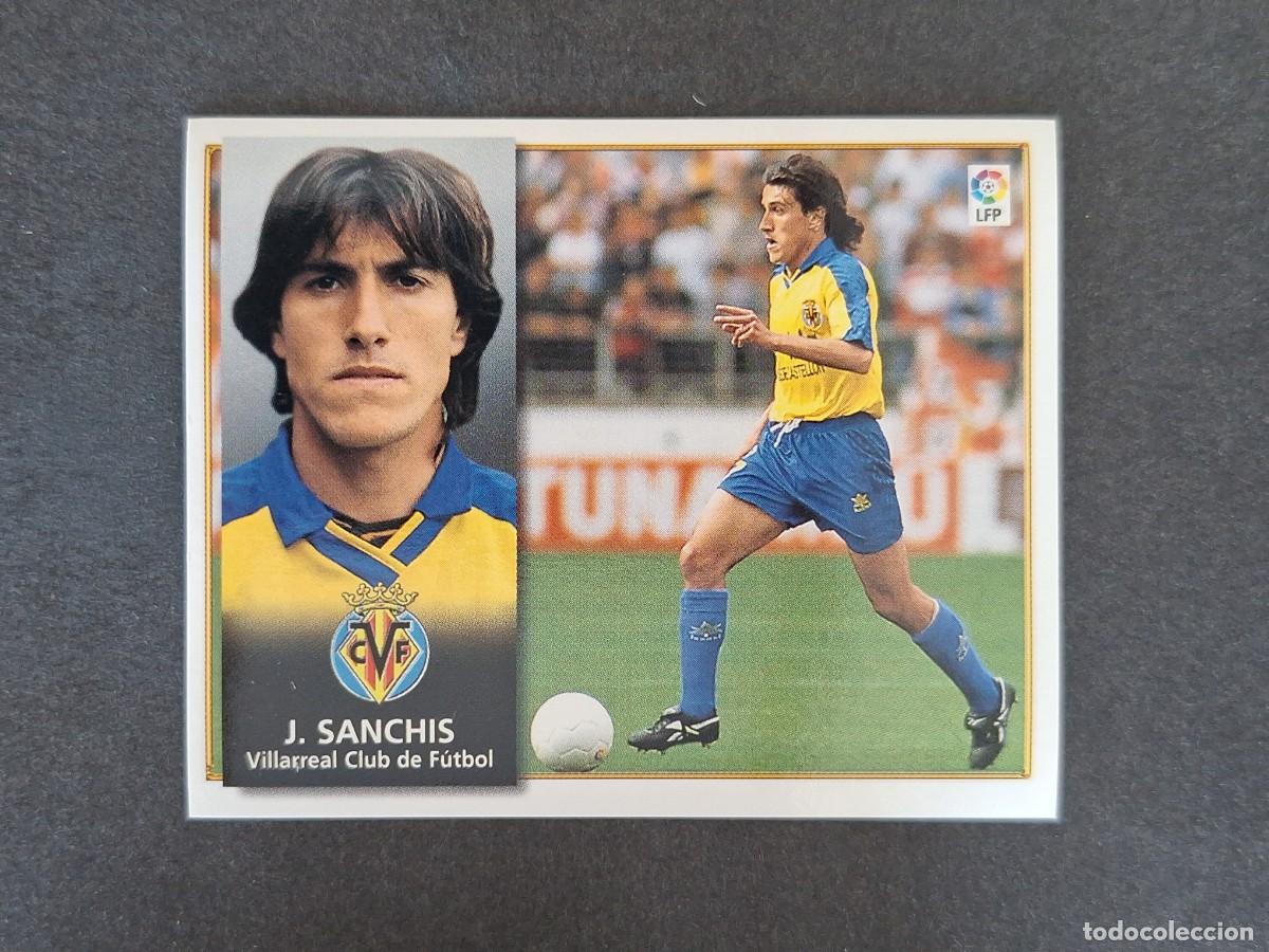Cromos de f&uacute;tbol: L4 J. SANCHIS VILLARREAL C. F. LIGA ESTE 1998 1999 98 99 NUNCA PEGADO SIN PEGAR