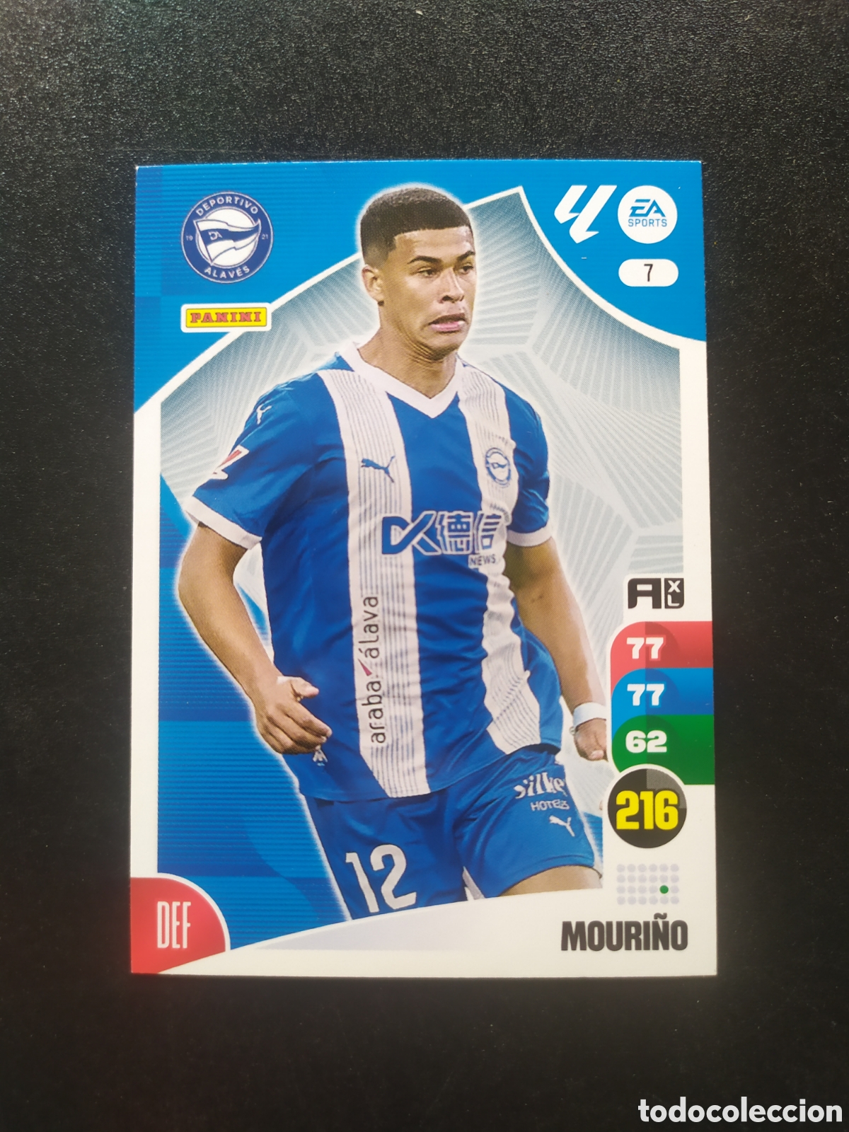 Cromos de f&uacute;tbol: Adrenalyn 2024 2025 24 25 panini Mouri&ntilde;o n&deg; 7 Alaves