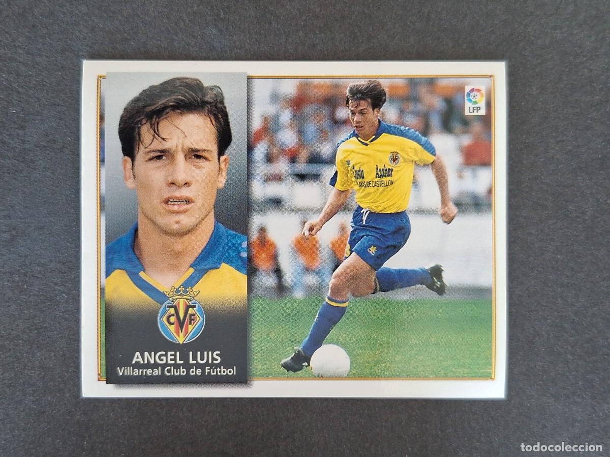 Cromos de f&uacute;tbol: L4 ANGEL LUIS VILLARREAL C. F. LIGA ESTE 1998 1999 98 99 NUNCA PEGADO SIN PEGAR