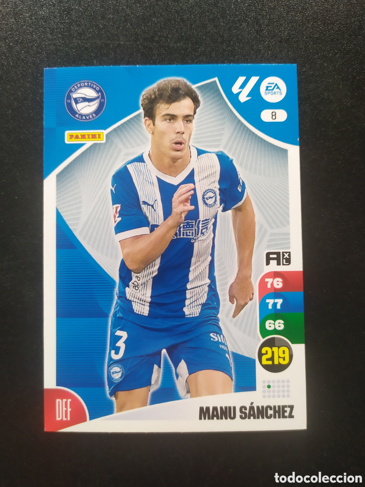 Cromos de f&uacute;tbol: Adrenalyn 2024 2025 24 25 panini Manu S&aacute;nchez n&deg; 8 Alaves
